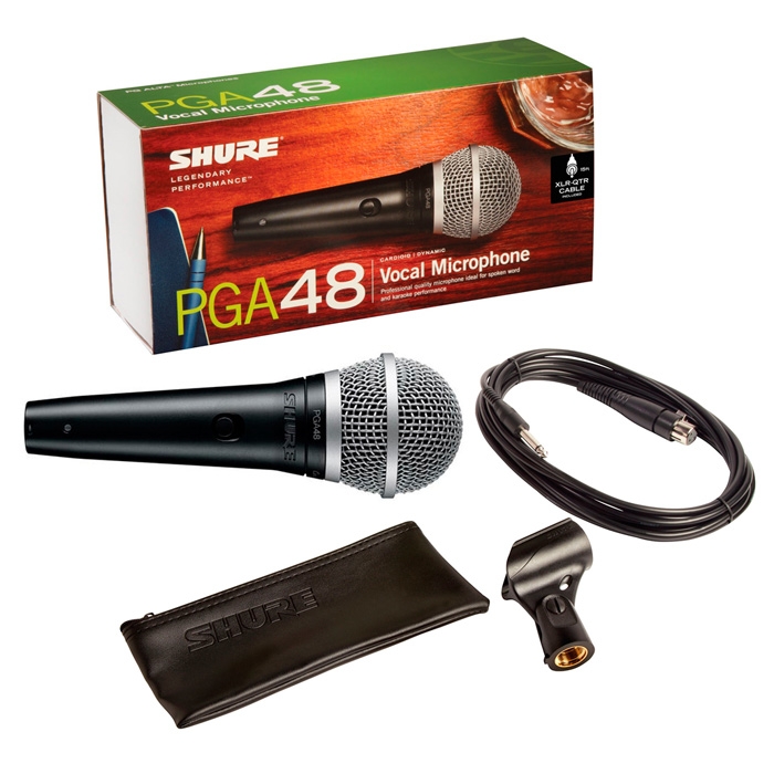 Microfono Alambrico Vocal Shure REF PGA48-XLR