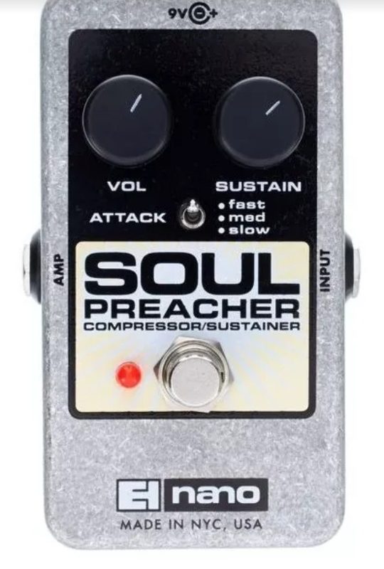 PEDAL ELECTRO HARMONIX SOUL PREACHER COMPRESOR