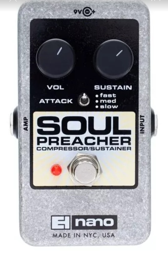 PEDAL ELECTRO HARMONIX SOUL PREACHER COMPRESOR