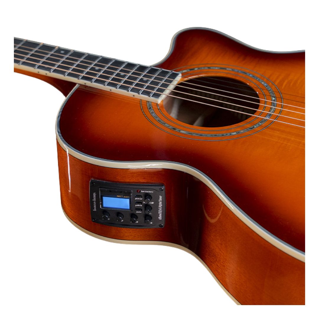 Guitarra Electroacustica Mini Jumbo Washburn EA15ITB-A-U - Image 2