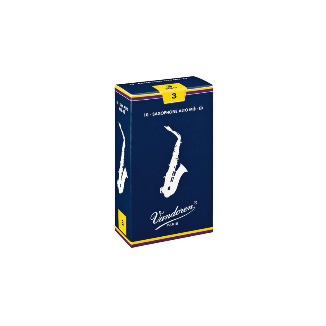 Caja x10 Cañas Vandoren Saxofón Alto 3