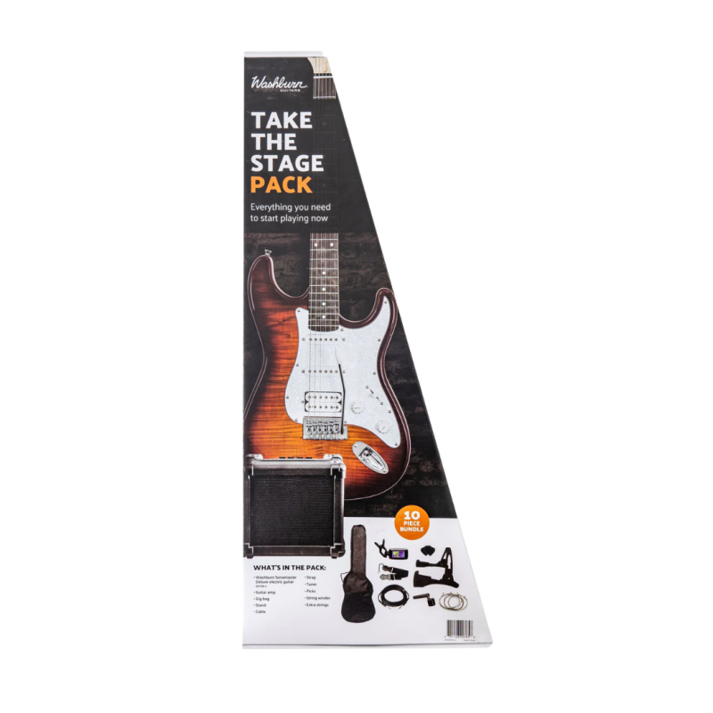 Pack de guitarra electrica Washburn SDFSBPACK-U