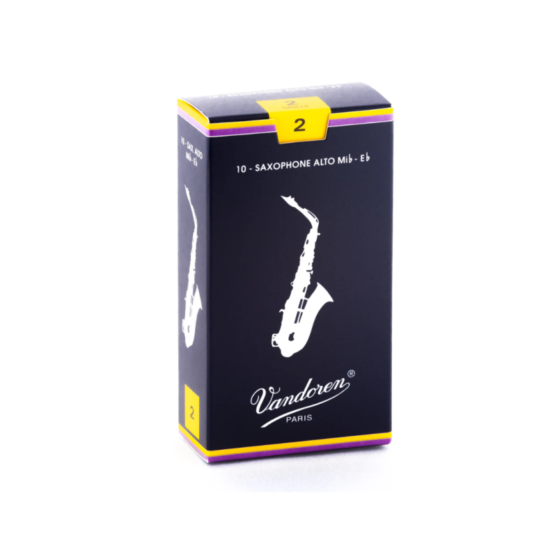 Caja x10 Cañas Vandoren Saxofón Alto 2